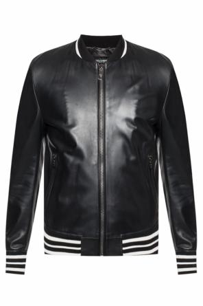 Leather bomber jacket, zdjęcie 1 Leather bomber jacket od Dolce & Gabbana